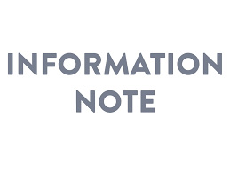 Information note –                                                                     New First year students (Baccalaureate 2025)